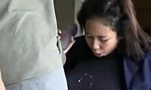 sexy oriental teen ready to suck a massive thick cock