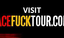 hey, slutty teen's makeup wrecked after sloppy semen-covered blowjob