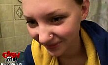 Cheerful Hoe Kitchen Blowjob Scene