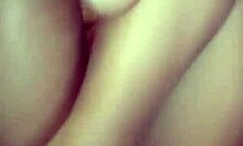 Classy Babe Plays with Dildo and Spreads Shaved Pussy