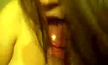 Damn! Fancy Barely Legal Babe Sucking Massive Penis in POV!