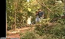 Slim vixen enjoys group action with dudes