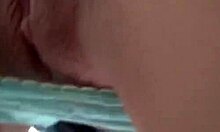 stylish bimbo waits for amateur blowjob