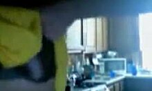 incognito teen dances solo on webcam, teasing big tits and boobs