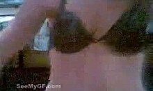 i'm shirtless amateur gf getting naked in my bedroom with stockings on webcam solo sexy babe