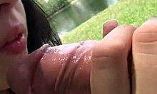 vixenish cutie with french manicure gives hot blowjob 😘