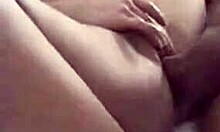 natty gf's homemade fucking cock in shaved pussy 😈