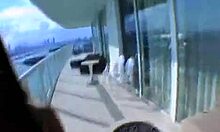 the cute brunette girlfriend starts riding in cowgirl position, leading to a cum-filled climax.