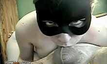 Oh wow, masked wife deepthroats big dick in carnival blowjob frenzy!