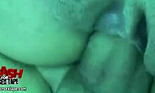 This tanned skank licks my penis like it's blueberry ice cream at the gym.