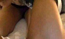 Tattooed Nerdy Girl Gives Oral Sex To Her Boyfriend