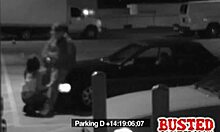 Parking porn scene with brave gal performing nice blowjob