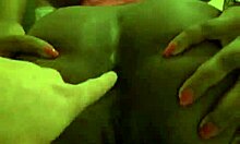 ebony girl with glasses deepthroats big cock pov