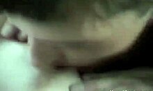 little skank licking cock in backseat