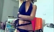 doll in kinky outfit teases undressing