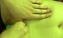 feeling so curious, this oriental gal explores her naked body with toys