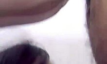 skilled ex gives blowjob to hairy boyfriend in 69