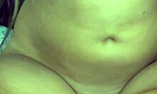 Classy Babe Plays with Dildo and Spreads Shaved Pussy