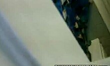 omg, this tramp with long brown hair is about to get her ass pounded hard in the bathroom! 😍