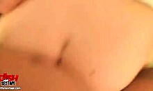 girl clings to chair during drilling session