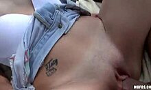 vixenish cutie with french manicure gives hot blowjob 😘