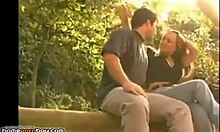 Slim vixen enjoys group action with dudes