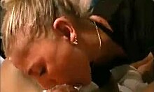 Tanned Fancy Chick Feels Deep Emotion Performing Blowjob On Random Guy