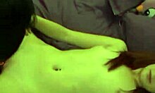 playful pasty girlfriend getting licked