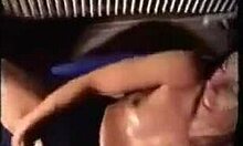 Petite 18+ babe sucks big cock intensely