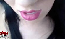 Exposing gf videos of hot brunette tramp fucking and flashing big tits