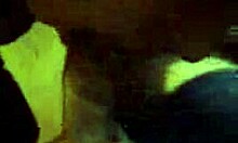 girl with pierced eyebrow in goth emo pov amateur scene