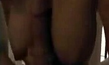 skillful little slut says, 'let me handjob you, partner' in pov