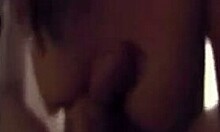 skillful little slut says, 'let me handjob you, partner' in pov