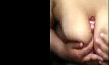 spicy curvy chick teases with her big toy