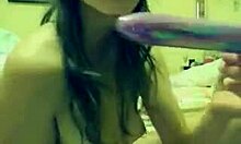 Ex-Girlfriend Teases Her Big Bare Boobs On Webcam