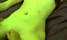 playful pasty girlfriend getting licked