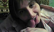 Teen amateur babe sucks cock in POV.