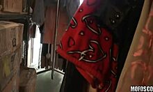 whore in elf costume gets slammed sideways