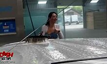 Does the gf wash before doggystyle fucking with toys?