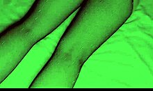 Old man fucks young girl's big ass while holding her leash in POV