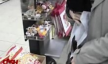 Public gf acts naughty with rich prostitute 😈