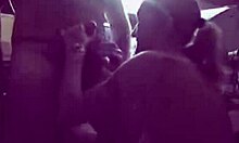 Horny blonde babe sucking fat cock on webcam