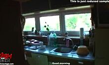 Czech pornstar teases with footjob and big tits