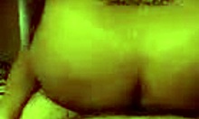 Wicked gal rides in reverse cowgirl on homemade video.