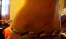 curvy teen preps for porn webcam show. she teases in panties