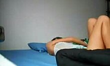 black-haired cutie moans as she's fucked doggystyle