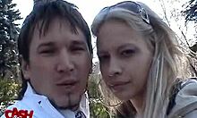 blondie with perfectly shaped ass gets drilled deep