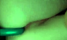 Homemade solo session with anal toys and dildo