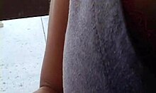 Big Boobed Blonde Bitch Masturbates in Close-Up.