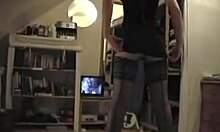 check out this pale vixen sucking cock on her knees?